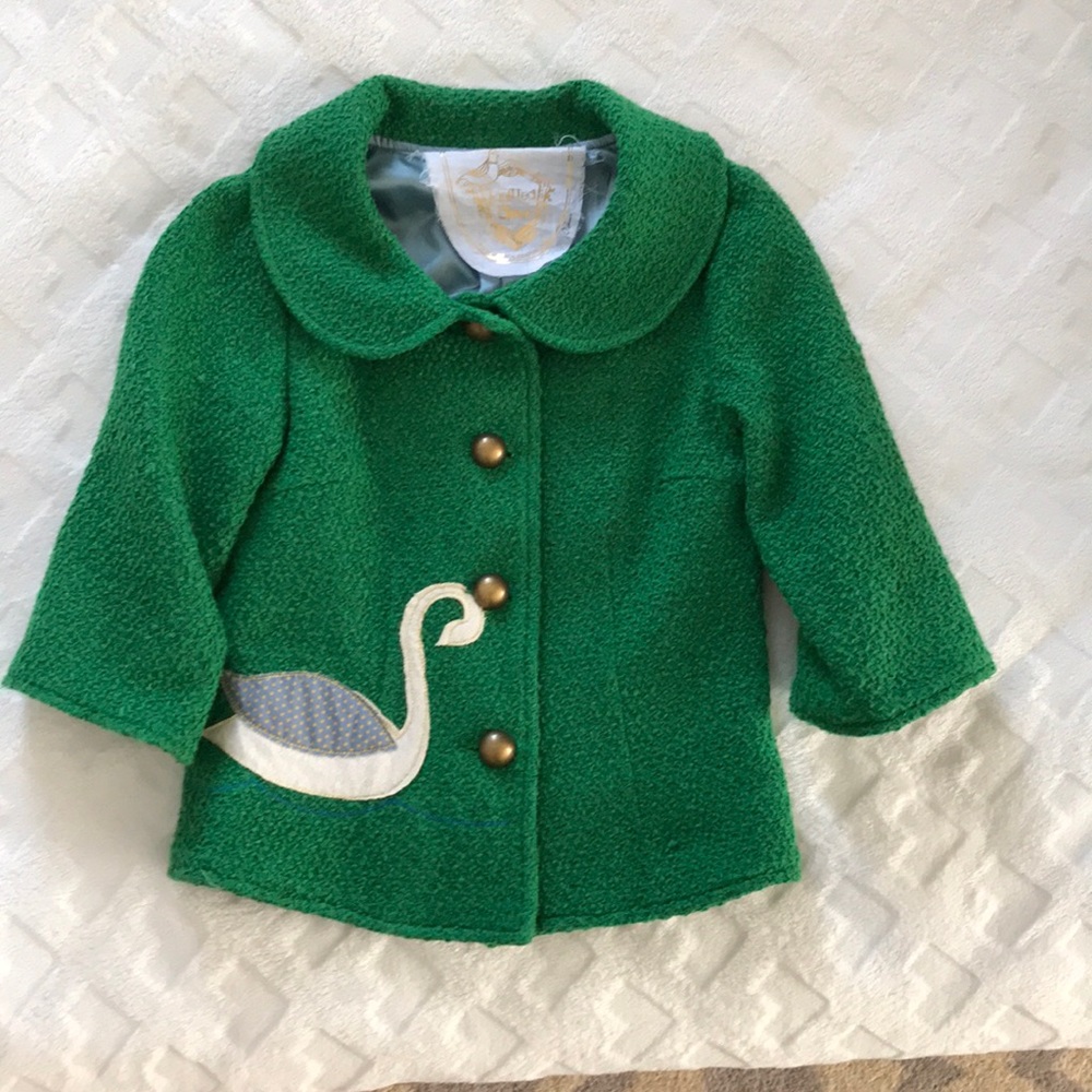 Knitted Dove green blazer never worn